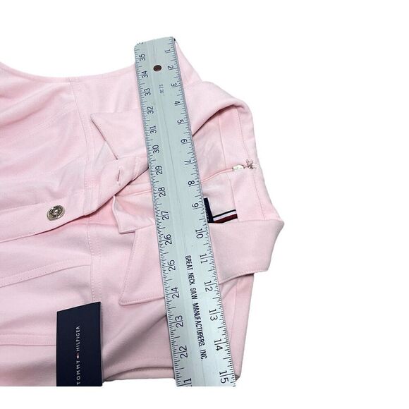 Tommy Hilfiger Dress Women’s 12 Pink A Line Button Up Collared Sleeveless - Picture 6 of 9